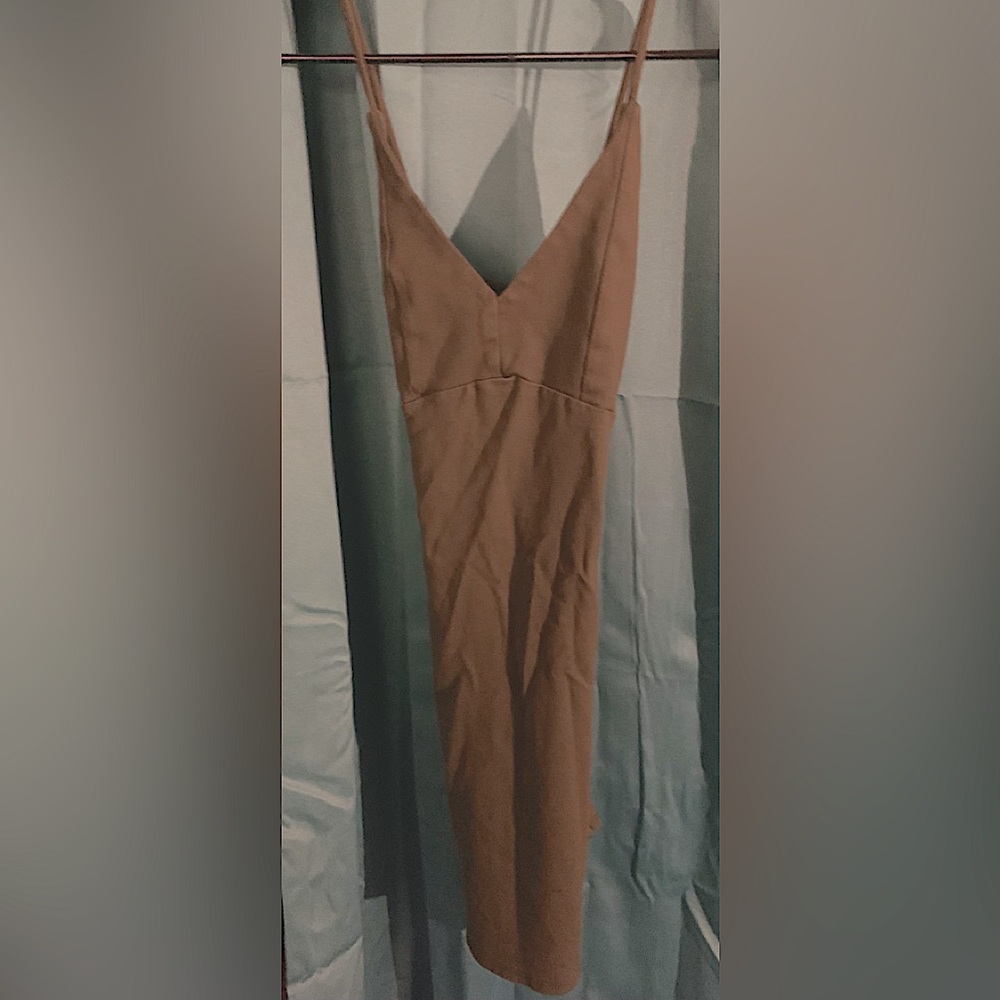 Cherry Mellow spaghetti strap mini dress